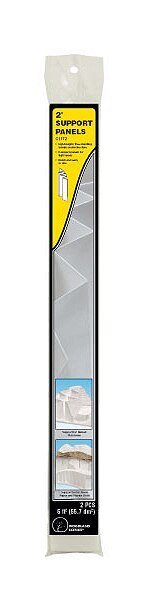 2` Foam Support Panel -- 1/16 x 18 x 24` .2 x 45.7 x 61cm pkg(2), All Scales, Woodland Scenics 1172