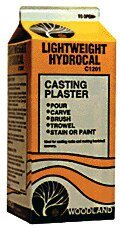 Lightweight Hydrocal -- Dry - 1/2-Gallon 1.89L, All Scales, Woodland Scenics 1201