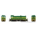 MLW S23 - Standard DC -- Devco 200 (green, yellow), HO, Rapido Trains Inc 36119