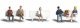 Bus Stop People - Scenic Accents(R) -- pkg(6), HO, Woodland Scenics 1861