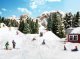 Scenic Accents(R) -- Snow Skiers pkg(6), HO, Woodland Scenics 1967