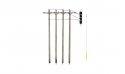 Pre-Wired Poles - Utility System -- Single-Crossbar, HO, Woodland Scenics 2265