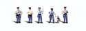 Scenic Accents(R) Figures -- Policement & Canine Cop pkg(6), O, Woodland Scenics 2736