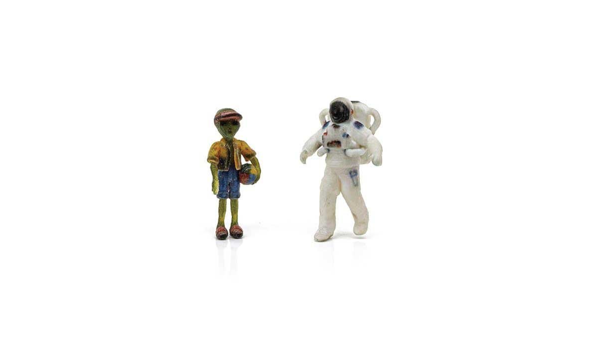 Find Me Figures Scenic Accents(R) -- Cosmic Travelers pkg(2), O, Woodland Scenics 2861