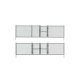 Chain Link Fence - Kit with Gates, Hinges & Planter Pins -- Total Scale Length: 192′ 58.5m, O, Woodland Scenics 3003