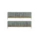 Privacy Fence - Kit with Gates, Hinges & Planter Pins -- Total Scale Length: 192′ 58.5m, O, Woodland Scenics 3005