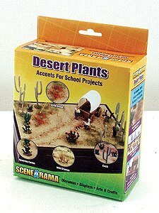 Scene-A-Rama(TM) Diorama Add-On Kits -- Desert Plants, HO, Woodland Scenics 4124