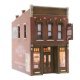 Built & Ready(R) Landmark Structures(R) - Assembled -- Sully`s Tavern 1-1/2 x 2-1/4` 3.81 x 5.71, N, Woodland Scenics 4940