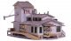 H&H Feed Mill - Built & Ready Landmark Structures(R) -- Assembled - 4-1/4 x 3-11/16 x 3-3/8′ 10., N, Woodland Scenics 4949