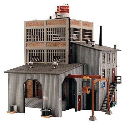 Meg A. Watts Transformers - Built-&-Ready Landmark Structures(R) -- Assembled - 8-7/16 x 6-27/32, HO, Woodland Scenics 5037