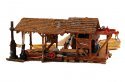 Buzz`s Sawmill - Built & Ready Landmark Structures(R) -- Assembled - 7-1/2 x 5-7/8` 19 x 14.9 c, HO, Woodland Scenics 5044