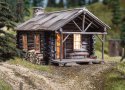 Built-&-Ready(R) Landmark Structures - Assembled - Lighted -- Cozy Cabin, HO, Woodland Scenics 5071