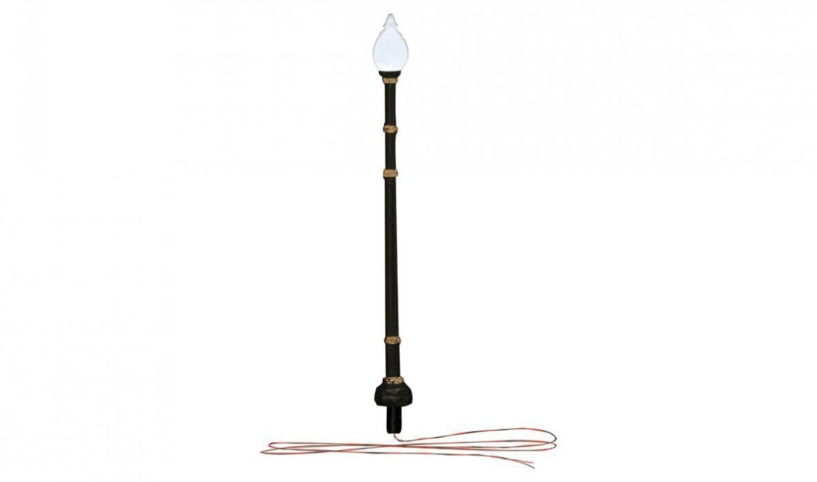 Just Plug(TM) -- Lamp Post pkg(3), HO, Woodland Scenics 5633