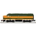 Alco FA1 Large Numberboards - Sound and DCC - Master(R) Gold -- Great Northern 310A (Omaha Orange, Pullman Green, yellow), N, At