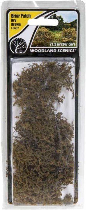Briar Patch - Field System -- Dry Brown, All Scales, Woodland Scenics 637