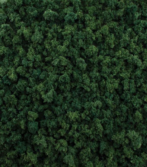 Foliage Clumps - All Game Terrain -- Dark Green, All Scales, Woodland Scenics 6463