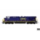 GE ES44AC GEVO - DCC -- CSX 5471 (blue, yellow, Boxcar Logo), N, Kato USA Inc 1768964DCC