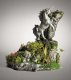 Peel `n` Plant Tufts - All Game Terrain -- Dark Green, All Scales, Woodland Scenics 6627