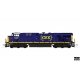 GE ES44AC GEVO - DCC -- CSX 5327 (blue, yellow, Boxcar Logo, Western Maryland Sticker), N, Kato USA Inc 1768962DCC