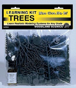 Learning Kit -- Trees, All Scales, Woodland Scenics 953