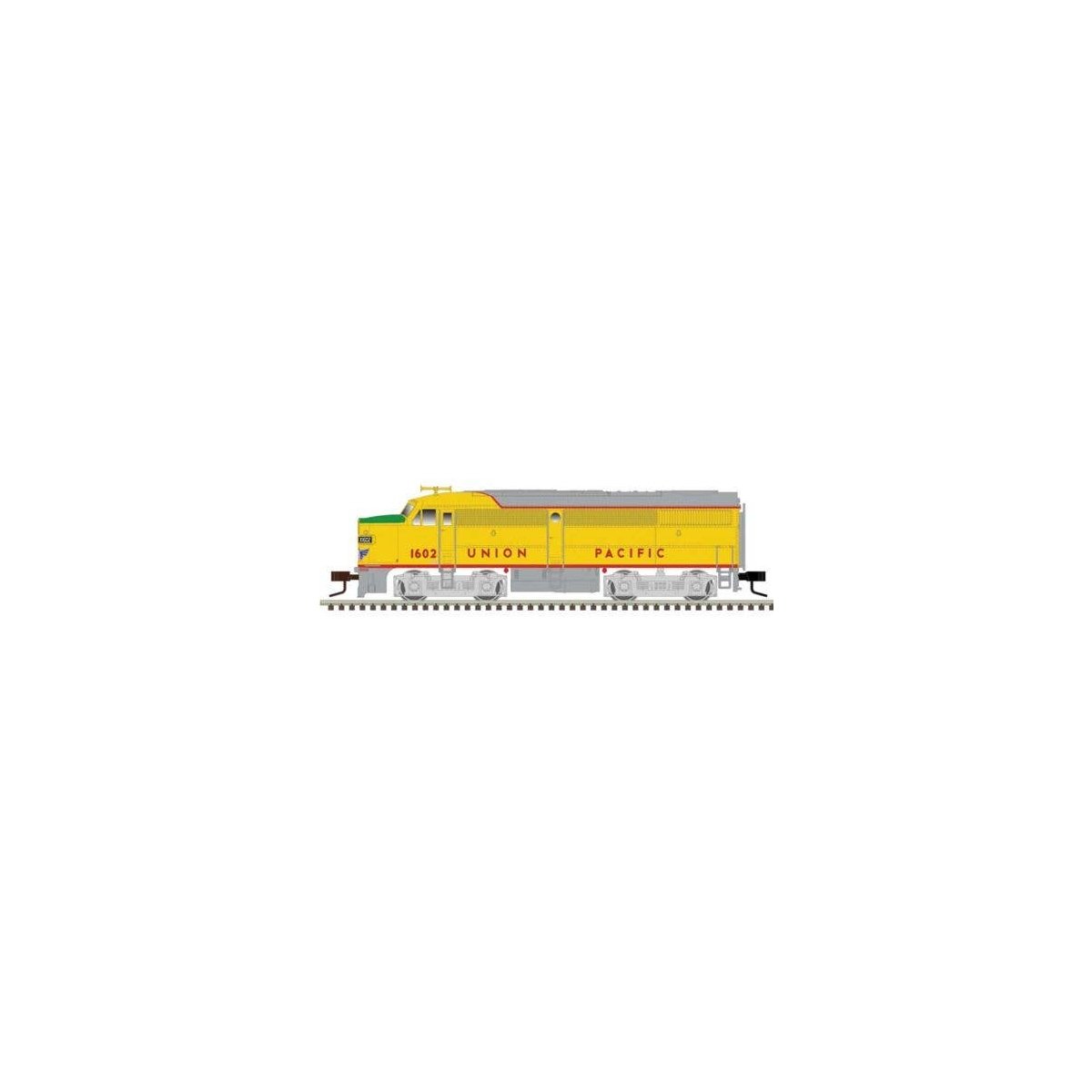 Alco FA1 Large Numberboards - Sound and DCC - Master(R) Gold -- Union Pacific 1627 (Armour Yellow, gray, red), N, Atlas Model Ra