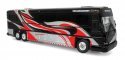 MCI D4000 Coach - Assembled -- IconiCruiser (black, red, silver), HO, Iconic Replicas 870479