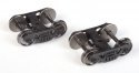 Trucks w/Brass Wheelsets -- Barber S-2, HO, Intermountain Railway Company 40060