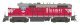 Paducah GP10 w/DCC -- Bloomer Line (red, gray, white), HO, Intermountain Railway Company 49817