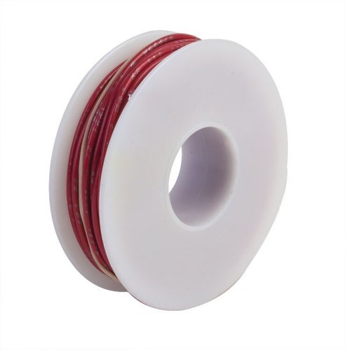 20 Gauge 1-Conductor Hookup Wire -- 48′ (red), All Scales, Wire Works 120100402