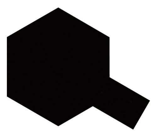 Lacquer Paint 1/3oz 10ml -- LP-3 Flat Black, All Scales, Tamiya Paints 82103