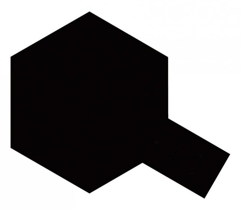 Lacquer Paint 1/3oz 10ml -- LP-3 Flat Black, All Scales, Tamiya Paints 82103