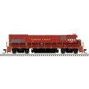 GE U23B - Standard DC - Master Silver -- Finger Lakes Railway 2201 (Cornell Red, black), HO, Atlas Model Railroad Co. 10004901