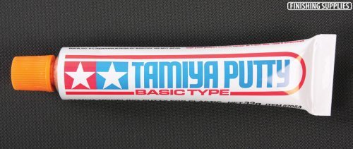 Basic Type Putty -- 1.13oz 32g Tube (gray), All Scales, Tamiya Paints 87053