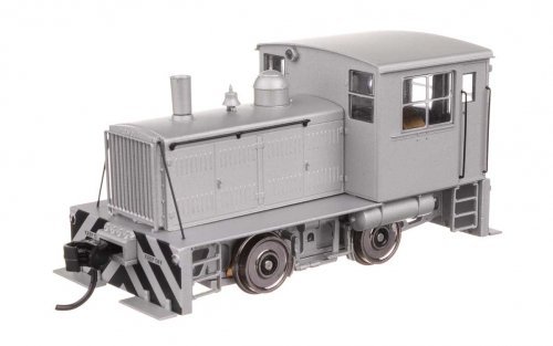 Plymouth ML-8 Industrial Switcher - Standard DC -- Silver with Black Stripes, HO, WalthersMainline 10018