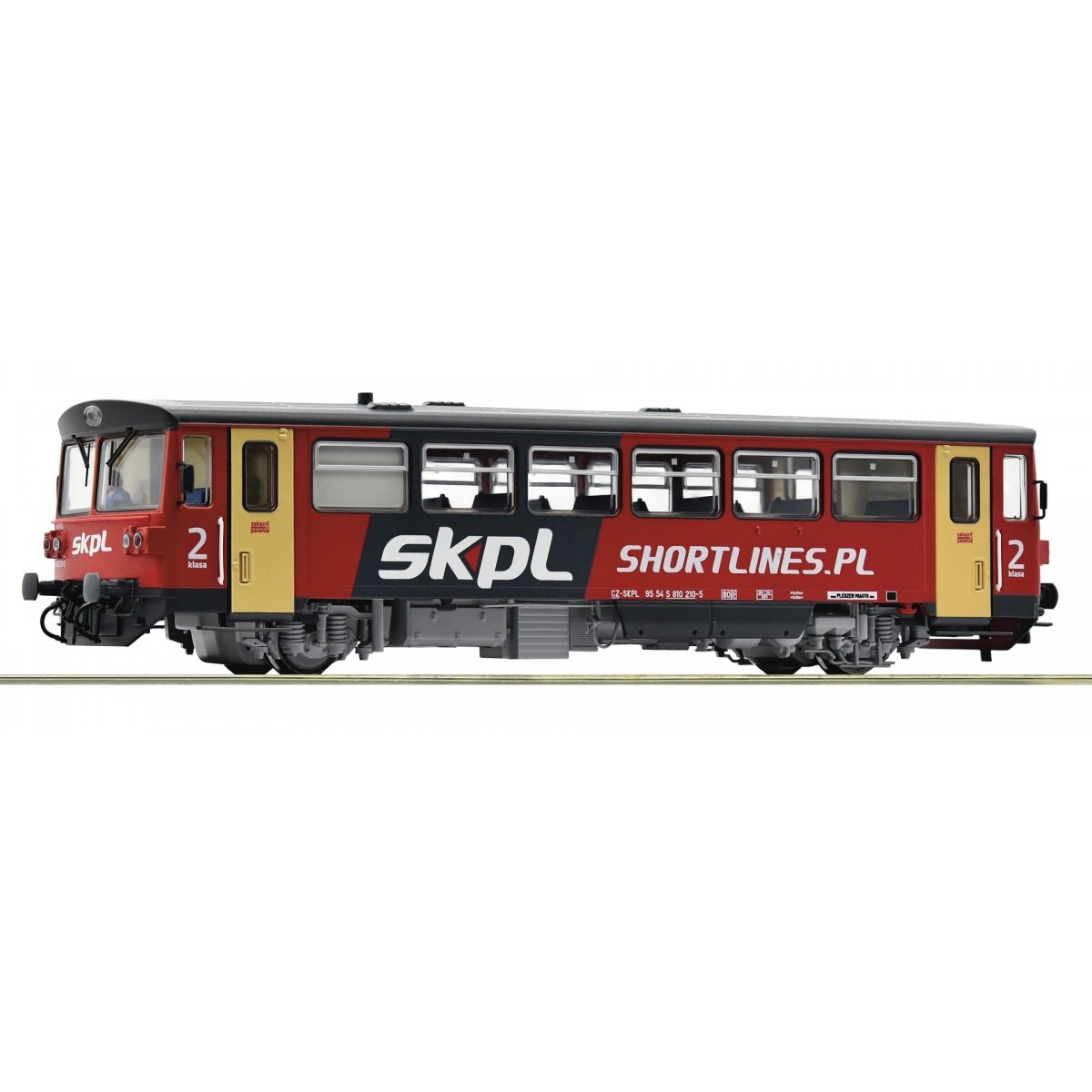 Diesel railcar -- Dieseltriebwagen -- 810 210-5 - SKPL - HO - Roco Fleischmann 70386