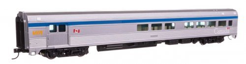 85′ Budd Baggage-Lounge - Ready to Run -- VIA Rail, HO, WalthersMainline 30070