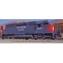EMD SD40R - Standard DC - Executive Line -- Southern Pacific 7333 (gray, red), HO, Bowser Manufacturing Co. 25662