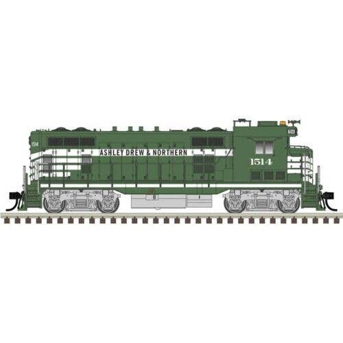 CF7 - Standard DC - Master Silver -- Ashley, Drew & Northern 1513 (green, white), HO, Atlas Model Railroad Co. 10004947