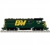 CF7 - Standard DC - Master Silver -- Black River & Western 42 (Ex-ATSF, blue, yellow), HO, Atlas Model Railroad Co. 10004950
