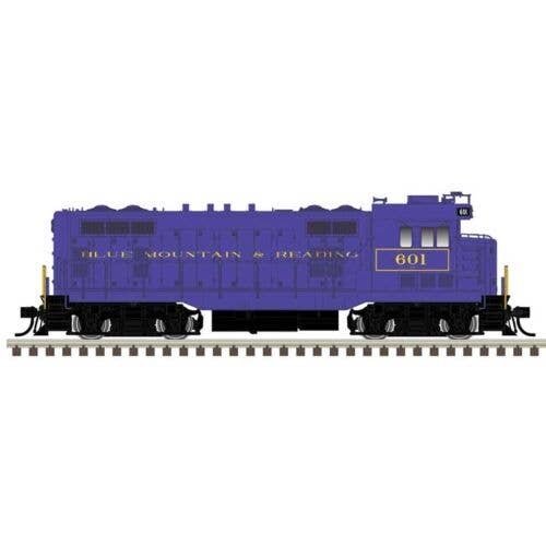 CF7 - Standard DC - Master Silver -- Blue Mountain & Reading 600 (blue, yellow), HO, Atlas Model Railroad Co. 10004951