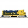 CF7 - Standard DC - Master Silver -- Santa Fe 2579 (Warbonnet, blue, yellow), HO, Atlas Model Railroad Co. 10004955