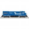 GE U23B - Standard DC - Master Silver -- Conrail 2711 (blue, white), HO, Atlas Model Railroad Co. 10004911