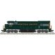 GE U23B - Standard DC - Master Silver -- Western Pacific 2252 (green, orange, Stepped WP on Nose), HO, Atlas Model Railroad Co. 