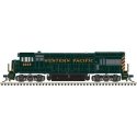 GE U23B - Standard DC - Master Silver -- Western Pacific 2259 (green, orange, Stepped WP on Nose), HO, Atlas Model Railroad Co. 