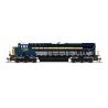 GE ES44AC GEVO - Standard DC - Stealth -- CSX 1869 (Chesapeake & Ohio Heritage, blue, gray, yellow), N, Broadway Limited Imports