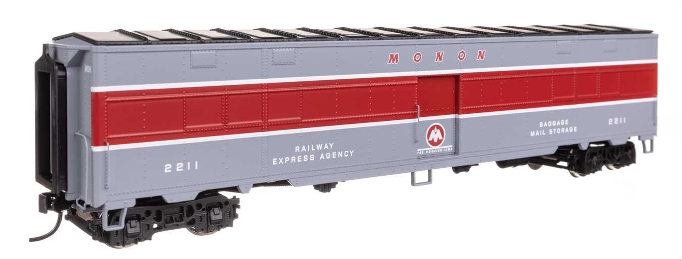 CBQ-Style Express Boxcar Troop Kitchen Conversion - Ready to Run -- Monon 2211, HO, WalthersProto 10828