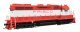 EMD GP35 Phase II - LokSound 5 Sound & DCC -- St. Louis - San Francisco `Frisco` 725, HO, WalthersProto 43309