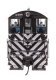 EMD NW2 - LokSound 5 Sound and DCC -- Atchison, Topeka & Santa Fe 2408 (A. T. & S. F. black, white, HO, WalthersProto 43501