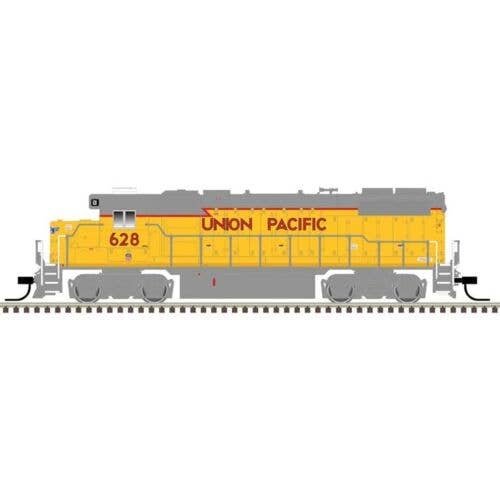 EMD GP38-2 Low Nose - Standard DC - Master Silver -- Union Pacific 837 (Armour Yellow, gray, red, Baby Wings), N, Atlas Model Ra