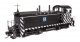 EMD NW2 - Standard DC -- Atchison, Topeka & Santa Fe 2410 (A. T. & S. F. Zebra Scheme, black, whit, HO, WalthersProto 50501